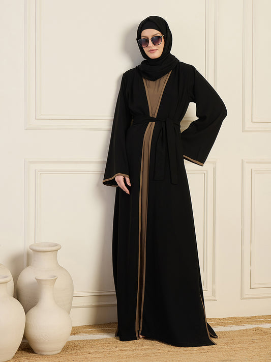 2 Piece Shrug Set with Matching Black Hijab