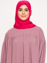 Nabia Pink Solid Scarf