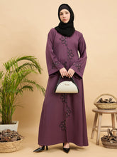 Modest Handworked Front Open Luxury Abaya Burqa with Hijab