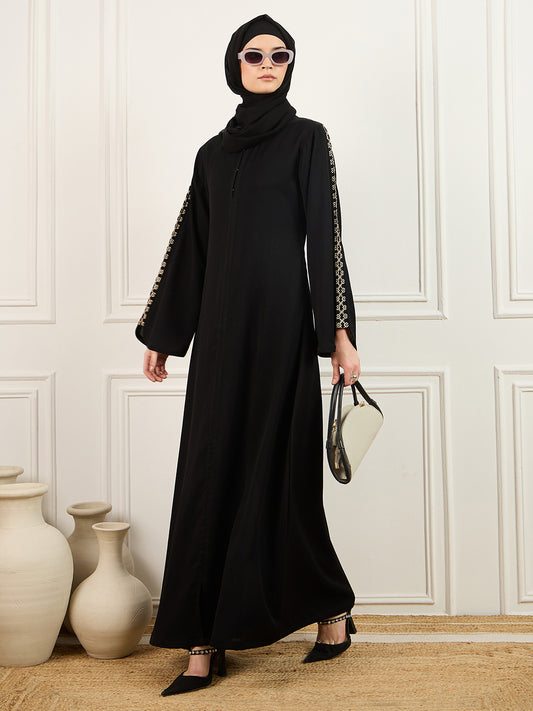 Nabia Embroidery Abaya with Hijab
