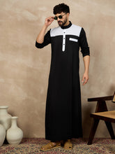 Nabia Black Mens's Thobe/Jubba