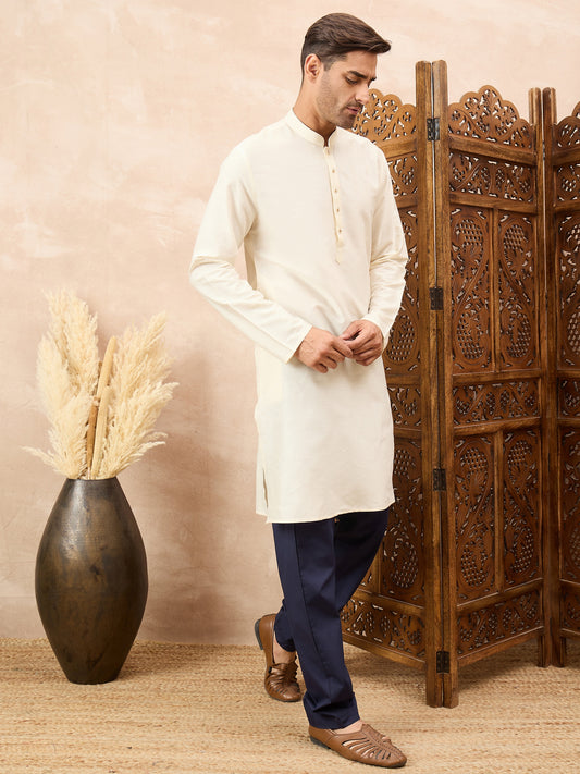 Blue Men's Casual Cotton Pajama