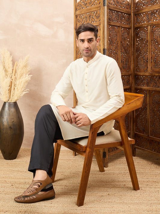 Black Men's Casual Cotton Pajama