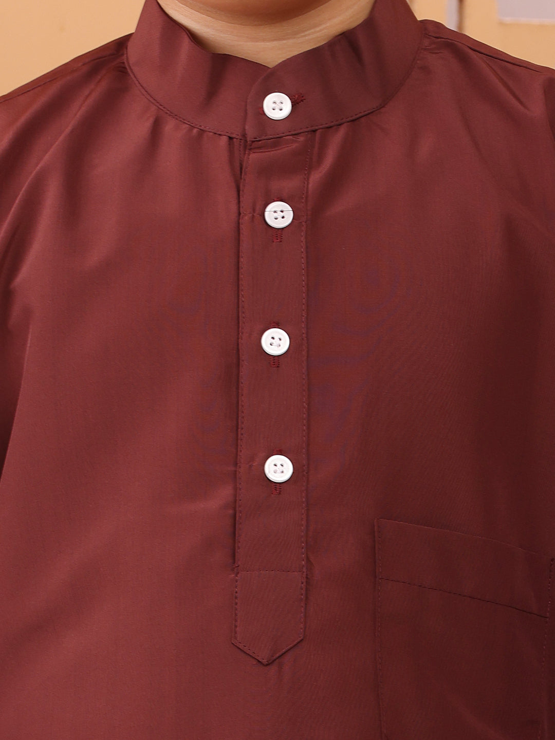 Nabia Maroon Thobe/Jubba for Kids Boys