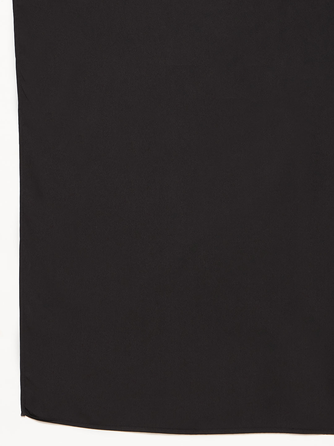 Nabia Black Solid Scarf for Women