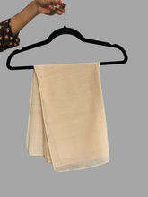 Nabia Beige Chiffon Metallic Shimmer Hijab