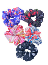 Set of 5 Soft Satin Women Scrunchies
