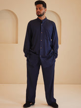 Front Open Cotton Linen Men’s Relax fit Kurta Sets