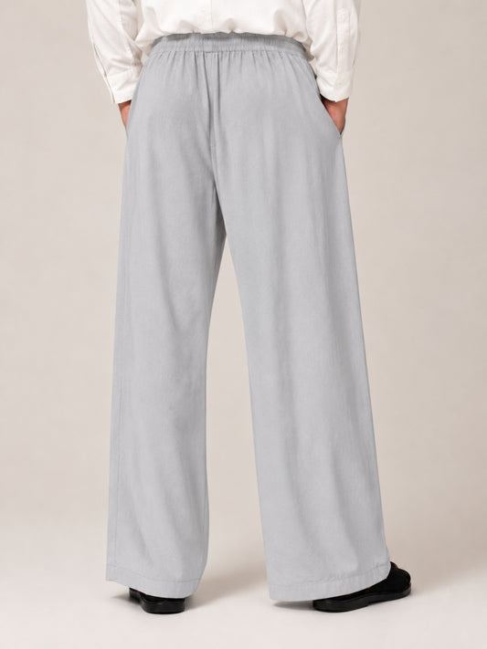 Men’s Solid Light Grey Farsi Pants