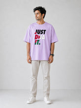Lavender Just Dua It Oversized Men’s T-Shirt