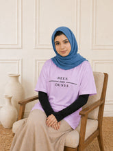 Deen Over Dunya Modest Lavender T-Shirt for Women