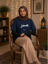 Modest Navy Blue Sabr T-Shirt for Women