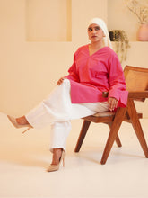 Women’s Modest Solid Pink Farsi Set