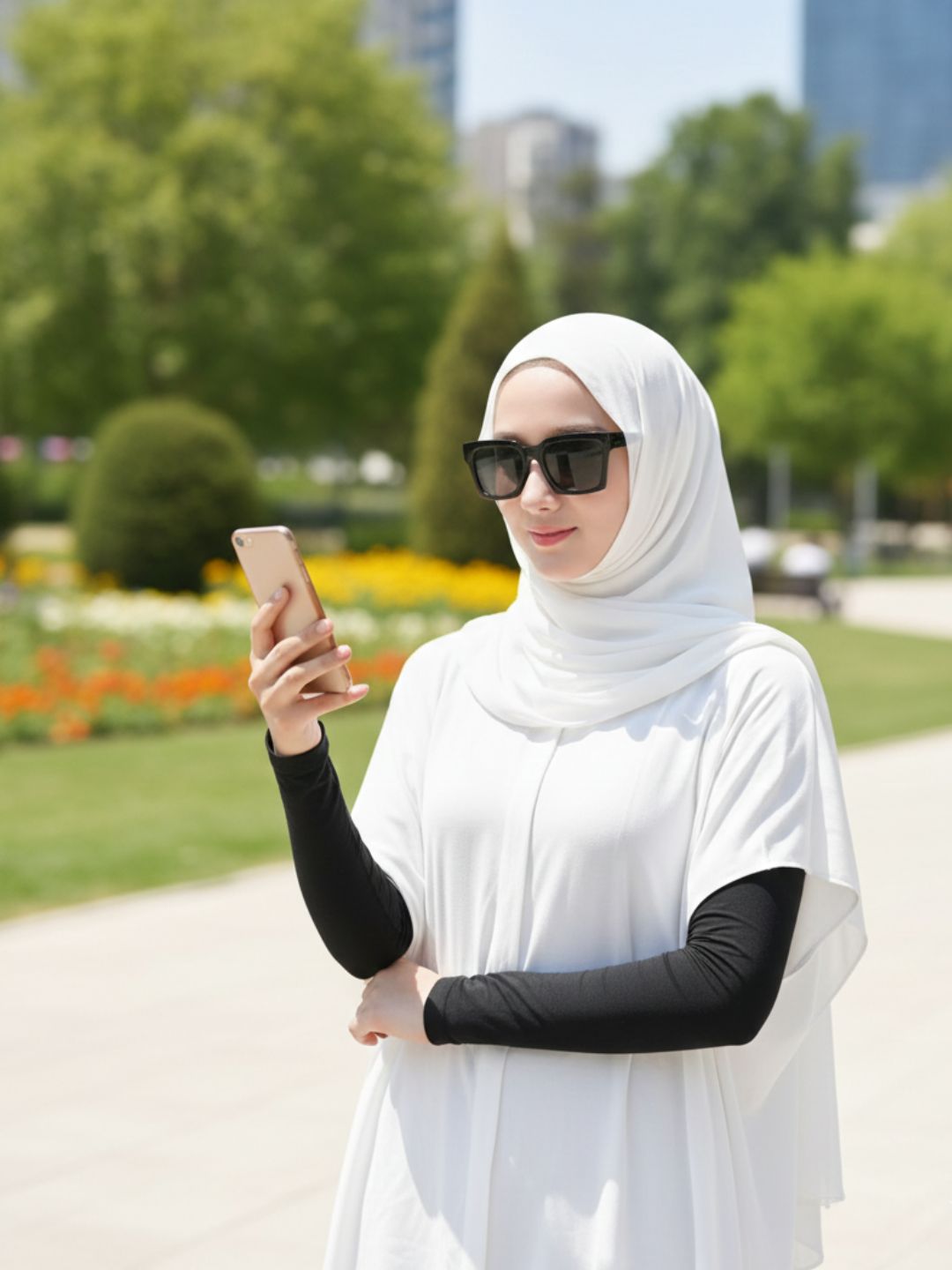 Nabia Black Sleeves Extender