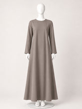 Grey Solid Full Sleeves Inner Layering for Women