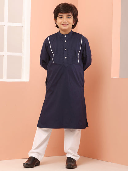 Nabia Blue Kurta Pajama Set For Kids Boys