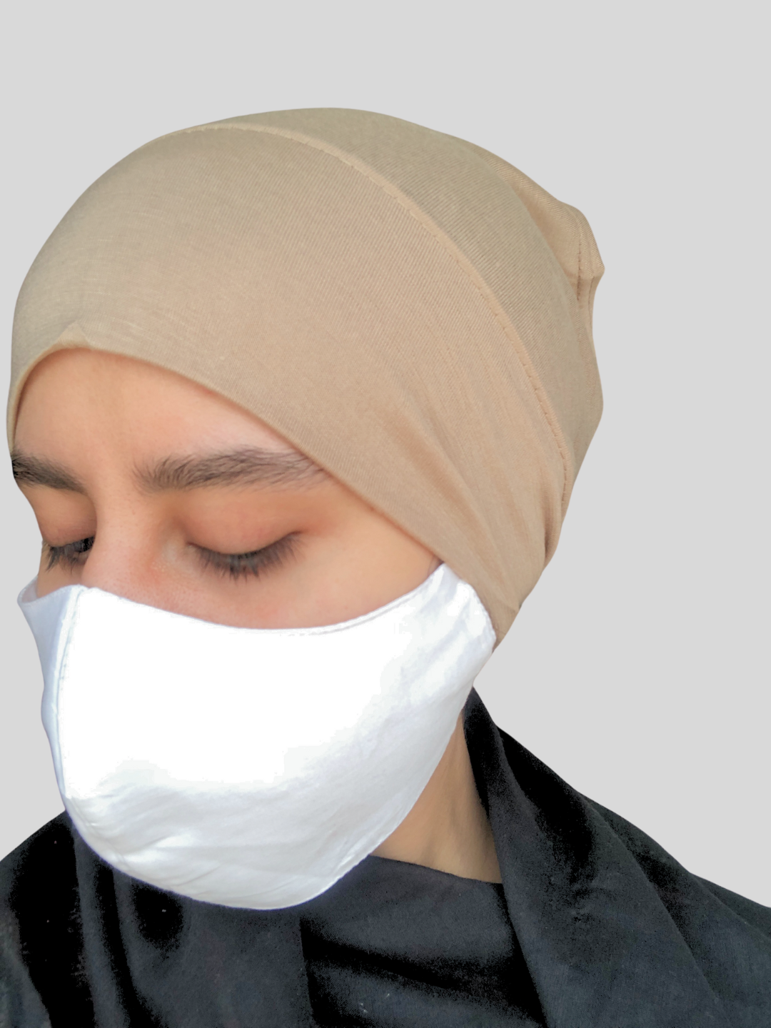 Nabia Beige Hijab Cap
