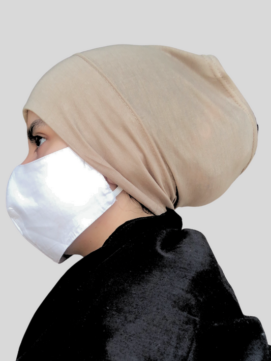 Nabia Beige Hijab Cap