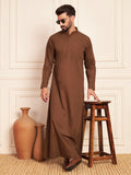 Men’s Brown Cotton Thobe
