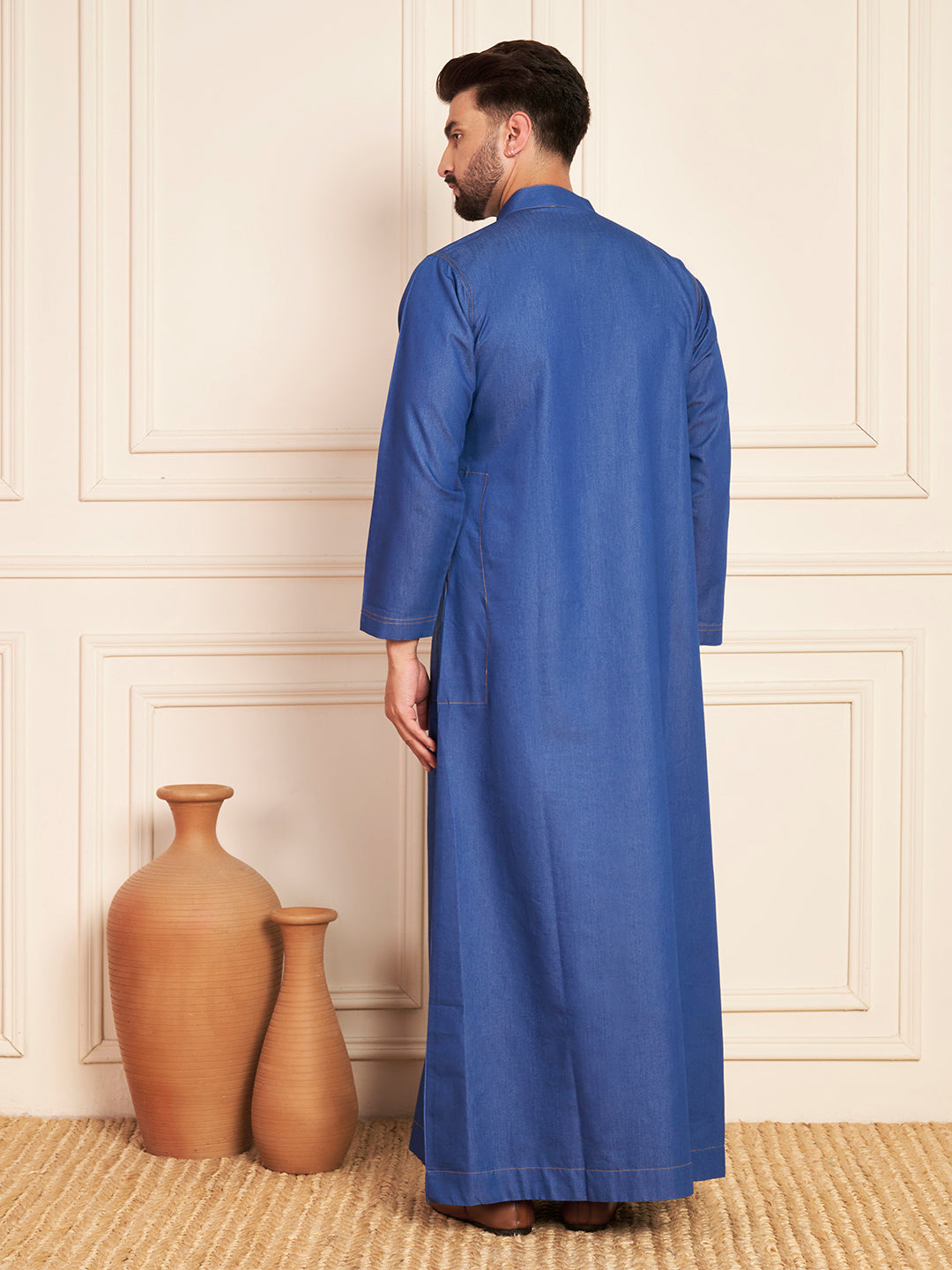 Men’s Blue Denim Thobe