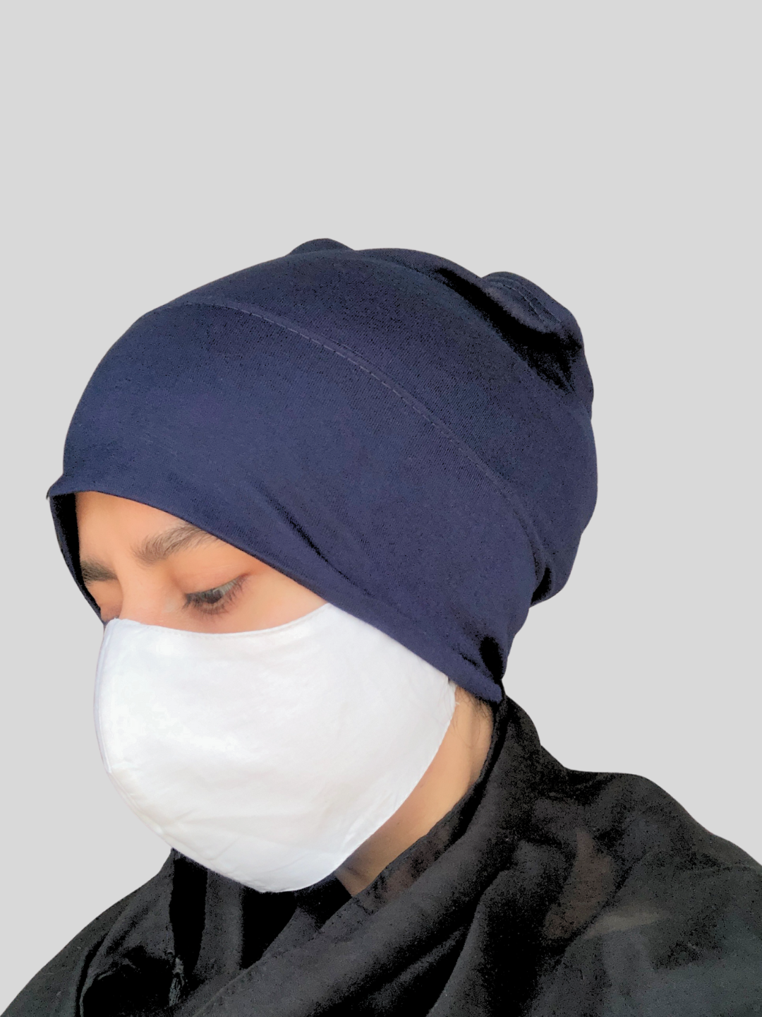 Nabia Blue Hijab Cap