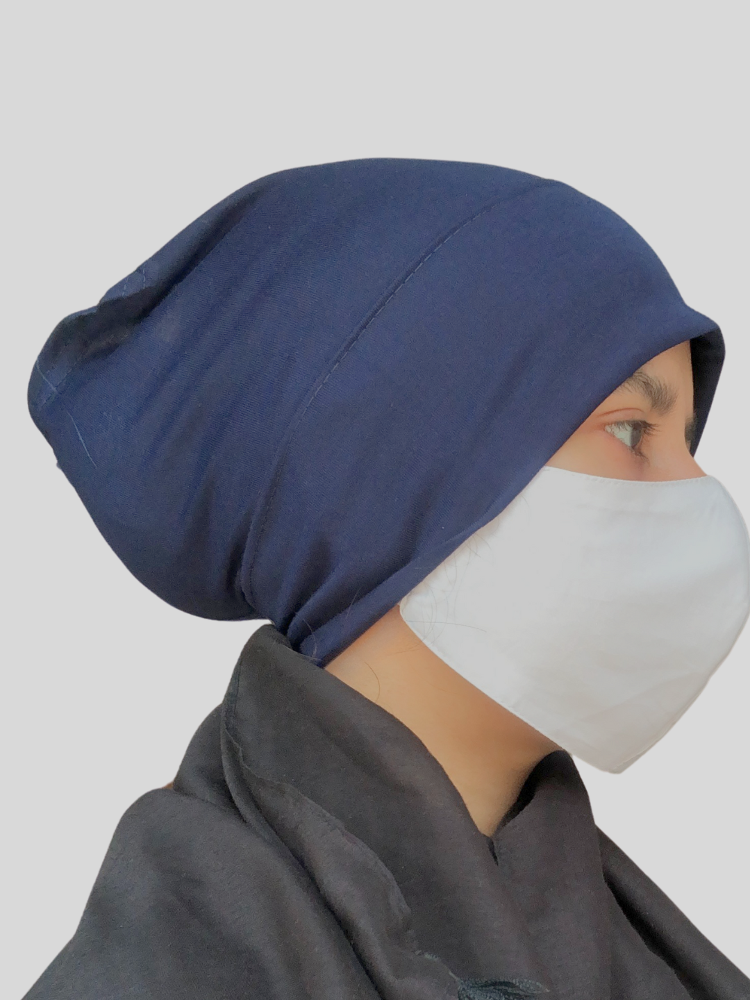 Nabia Blue Hijab Cap