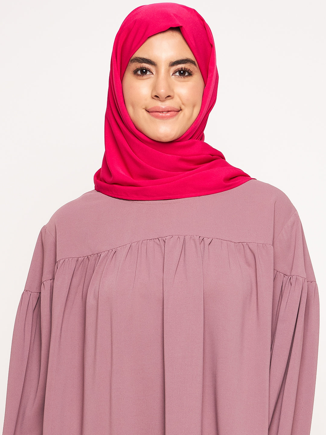 Nabia Pink Solid Ragular Use Women’s Scarf