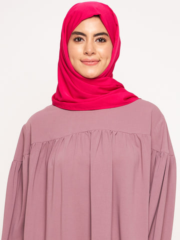 Nabia Pink Solid Ragular Use Women’s Scarf