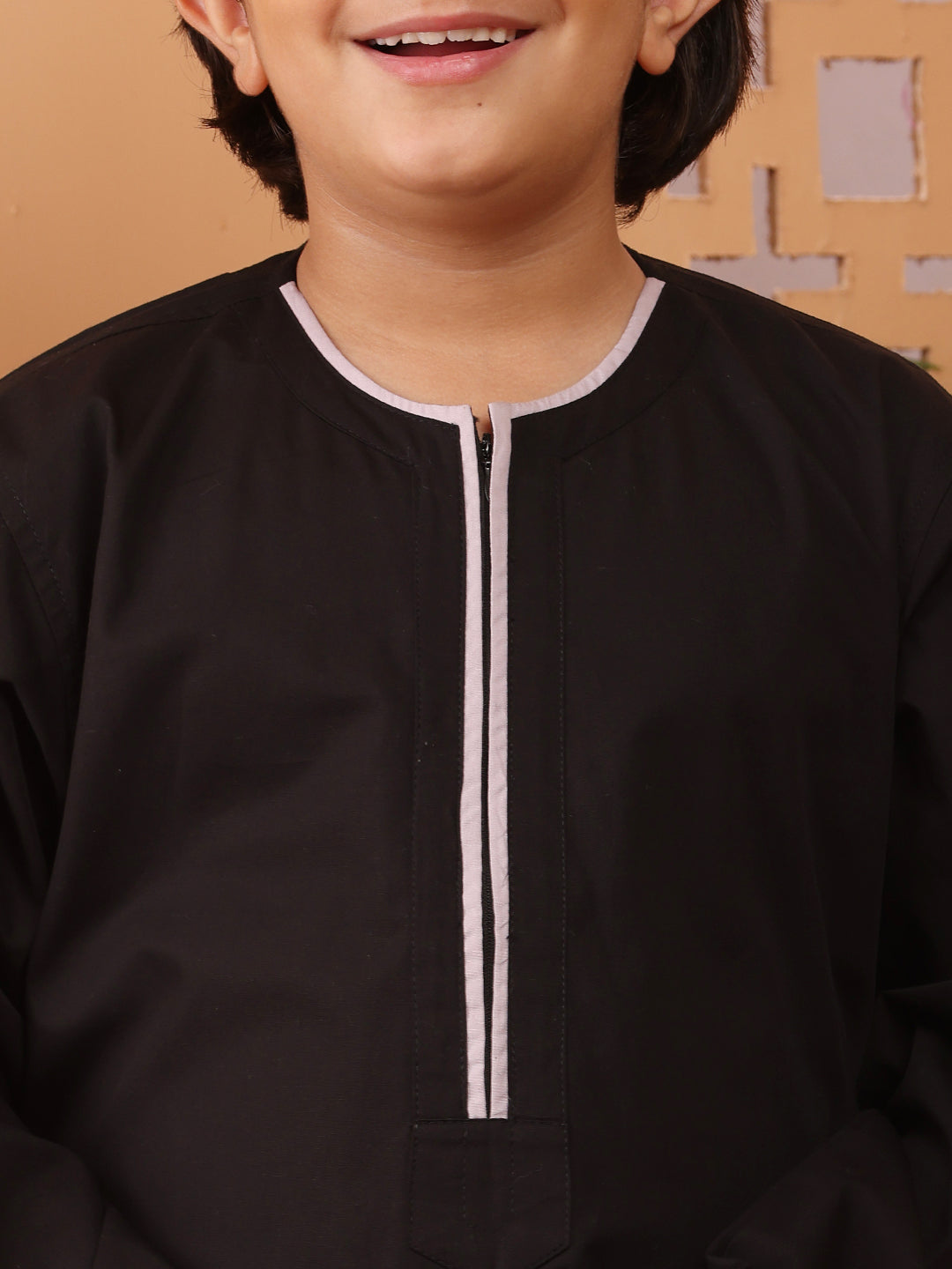 Nabia Black Thobe/Jubba for Kids