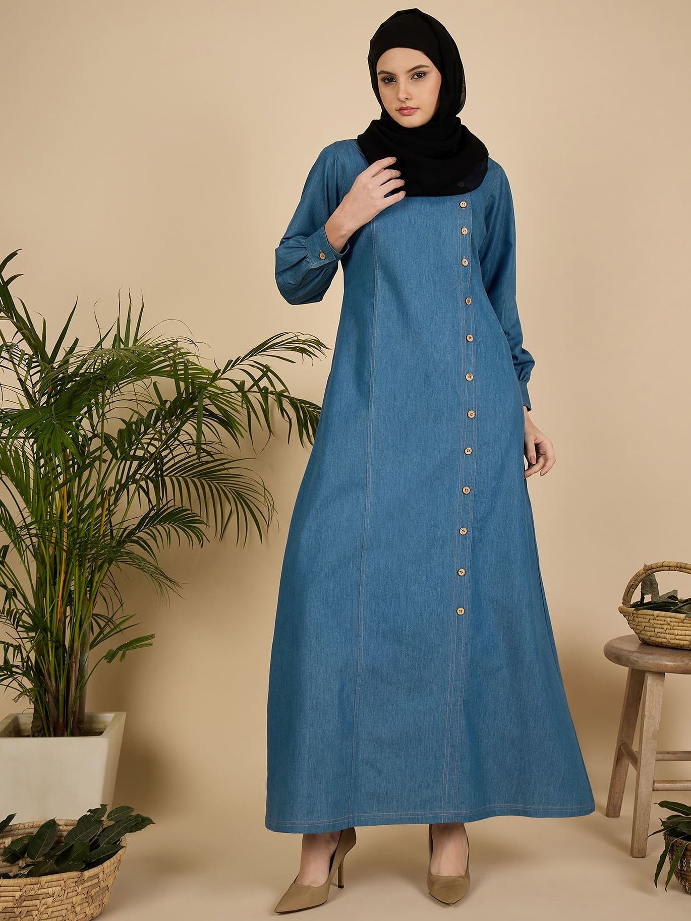 Denim Abaya Nabia Denim Abaya Nabia