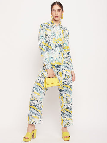 Nabia Women Multi Colour Printed Co-Ord Set
