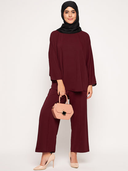Nabia Black Solid Scarf for Women