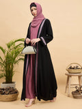 Nabia Modest Lace Abaya with Matching Hijab for Women