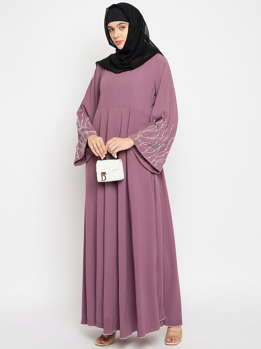 Handwork Luxury Abaya for women with Black Hijab