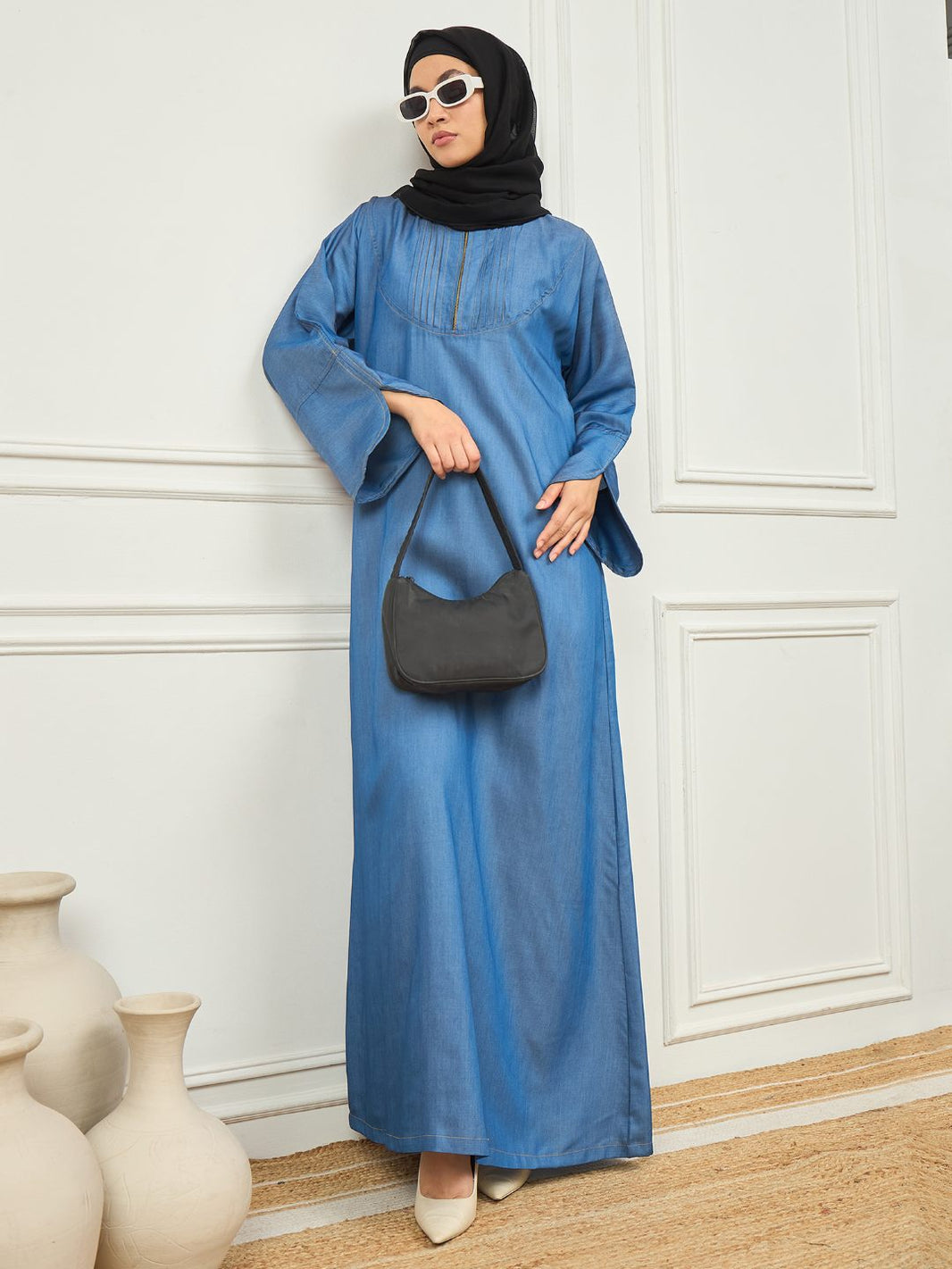 Denim Abaya  Nabia
