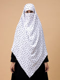Nabia  Single Layer Soft Crepe Printed Khimar Hijab