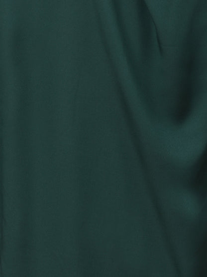 Nabia  Single Layer Soft Crepe Green Khimar Hijab