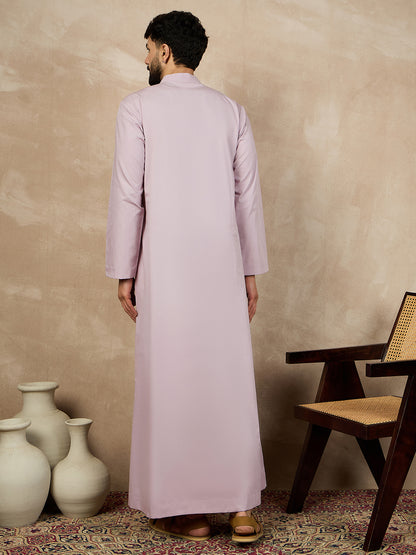 Nabia Mandarin Collar Long Sleeves Jubba/Thobe