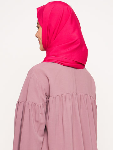 Nabia Pink Solid Ragular Use Women’s Scarf
