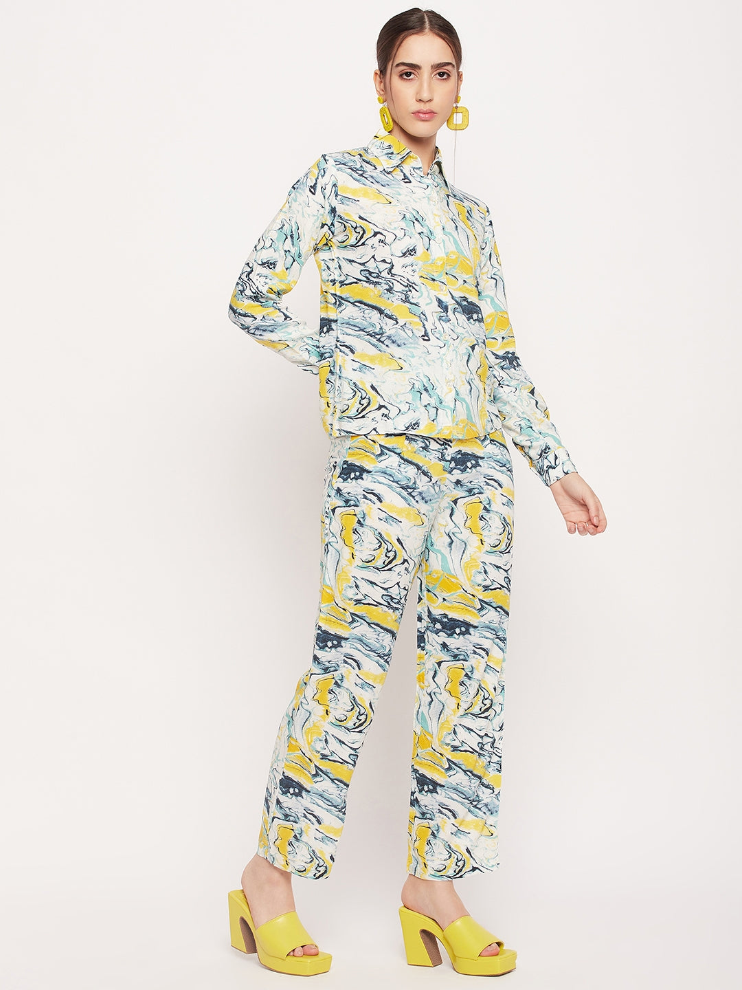 Nabia Women Multi Colour Printed Co-Ord Set