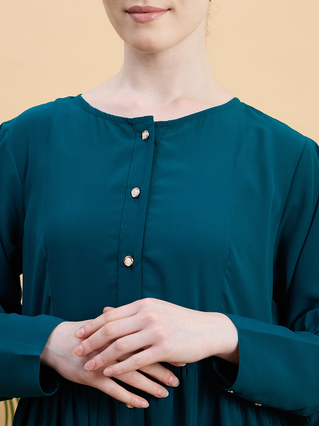 Women’s Green Abaya Burqa with Matching Hijab