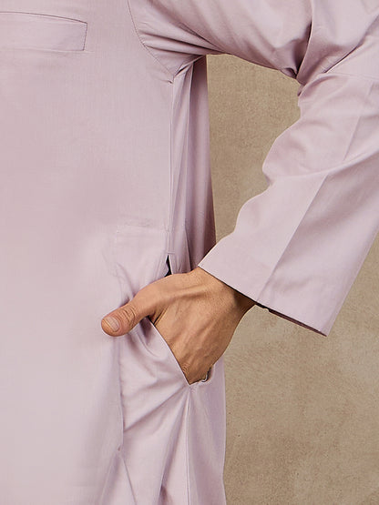 Nabia Mandarin Collar Long Sleeves Jubba/Thobe