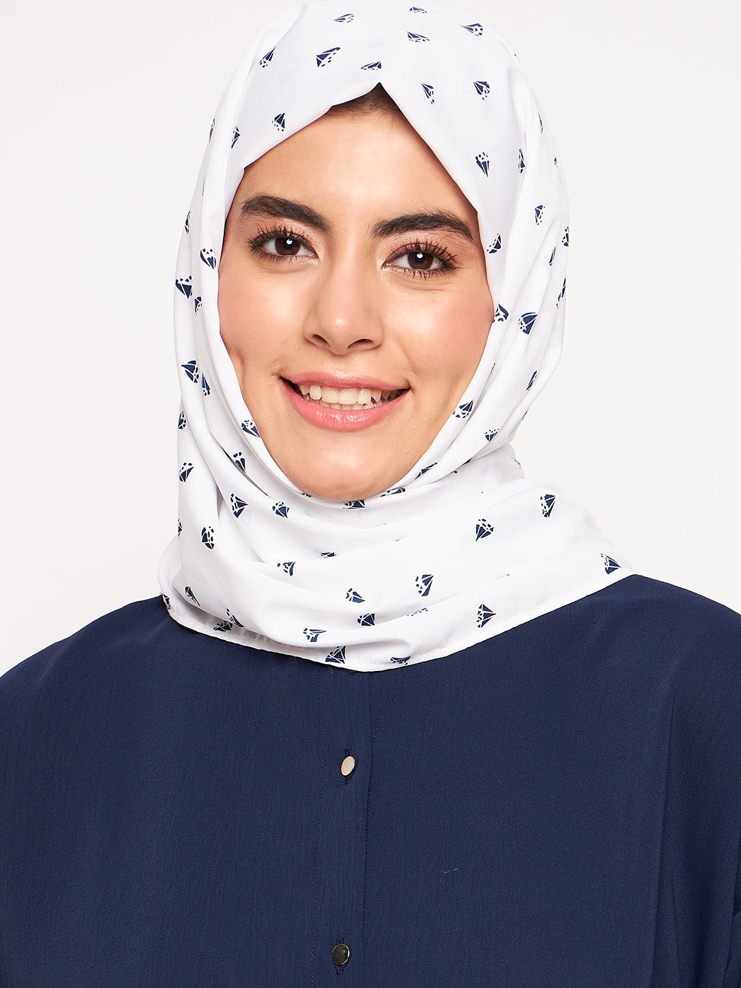 Nabia Blue Solid Co-ord Set for Women