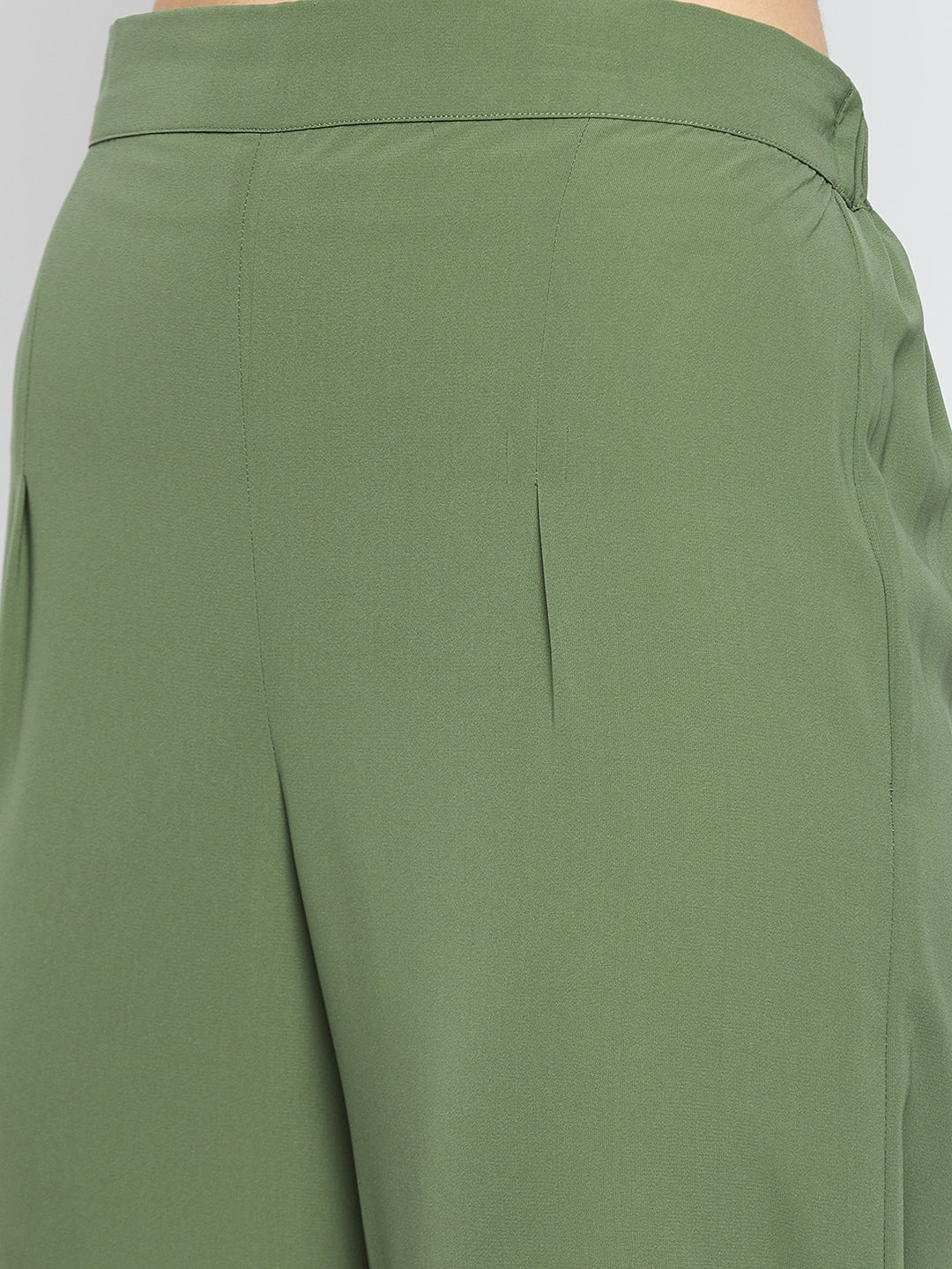 Nabia Women Jade Green Solid Co-Ord Set