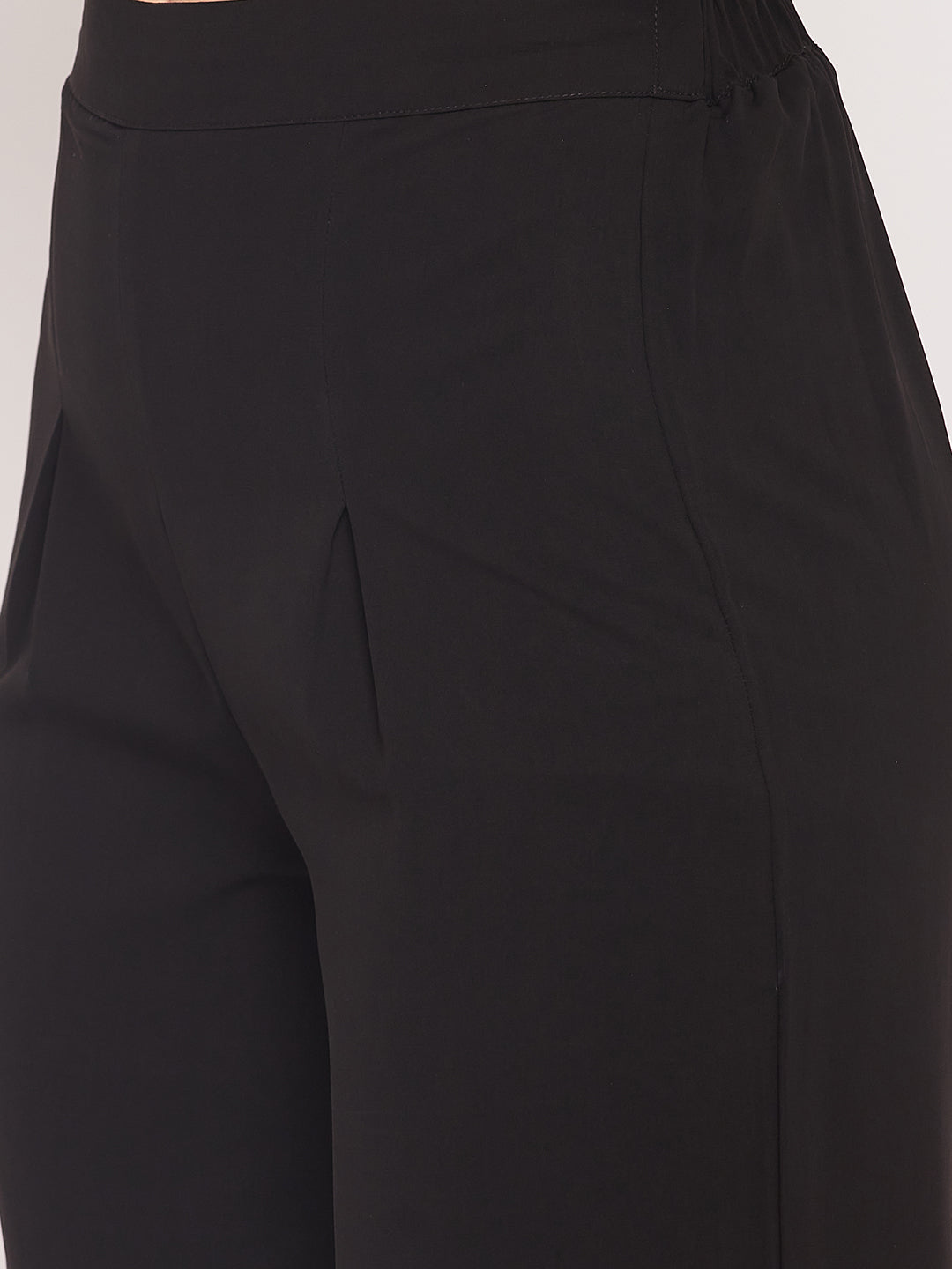 Nabia Women Black Solid Co-Ord Set
