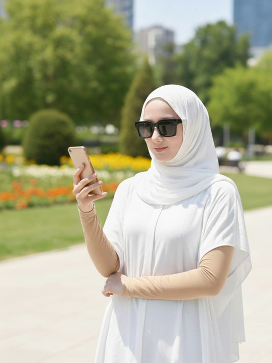 Nabia Beige Sleeves Extender