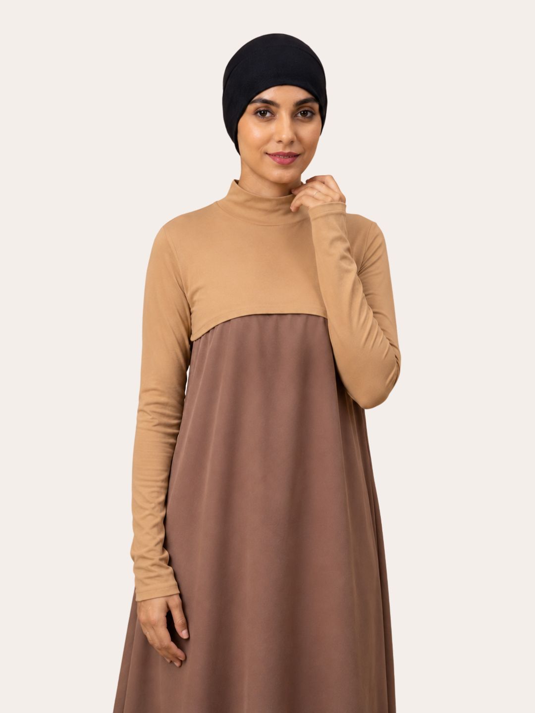 Beige Neck & Sleeve Extender for Women