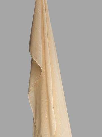 Nabia Beige Chiffon Metallic Shimmer Hijab