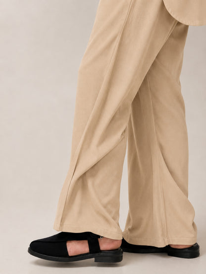 Men’s Solid Beige Farsi Pants