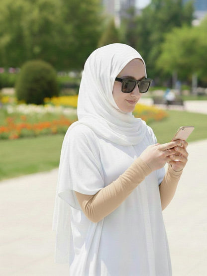 Nabia Beige Sleeves Extender